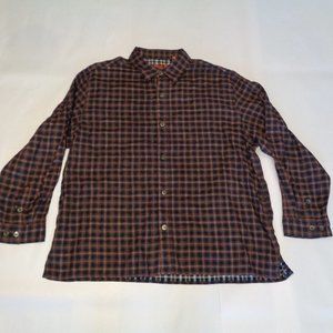 Vertical Robert Comstock Size 2XT Plaid New Shirt
